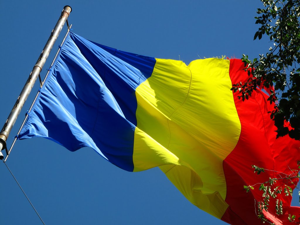 Graafix Spot Wallpaper Flag Of Romania
