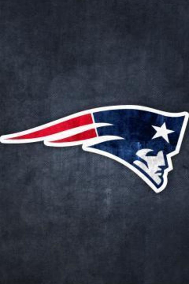 New England Patriots Grungy Wallpaper For iPhone