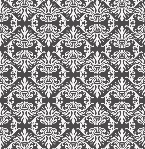 Awsome Background Wallpaper Black And White Vintage Pattern