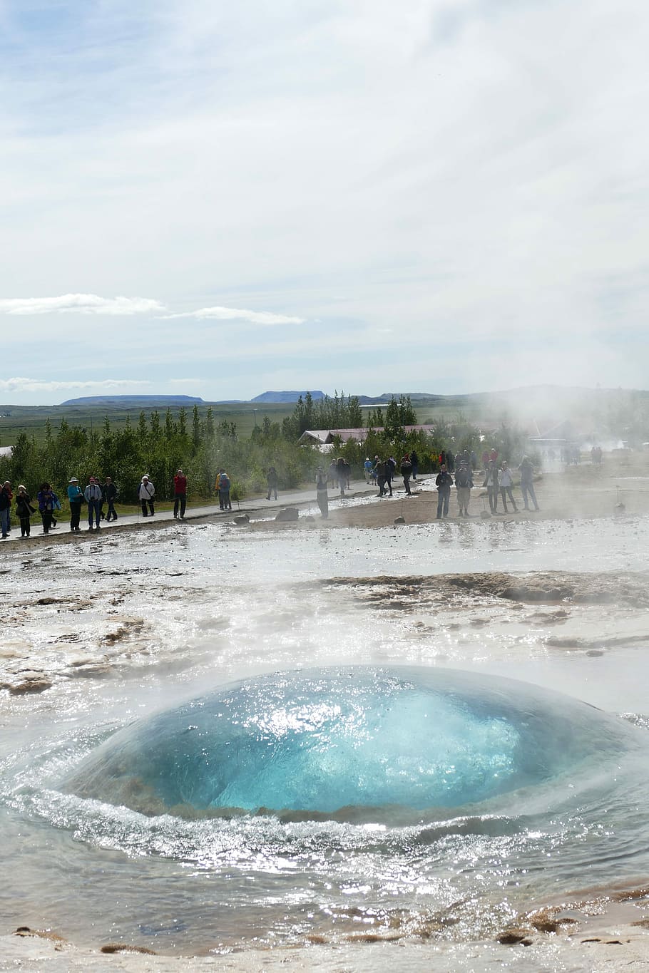 HD Wallpaper Geyser Iceland Fountain Landscape Water Nature
