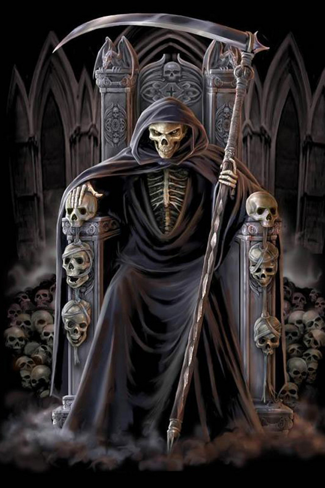 Grim Reaper 640x960 free Screensaver wallpaper