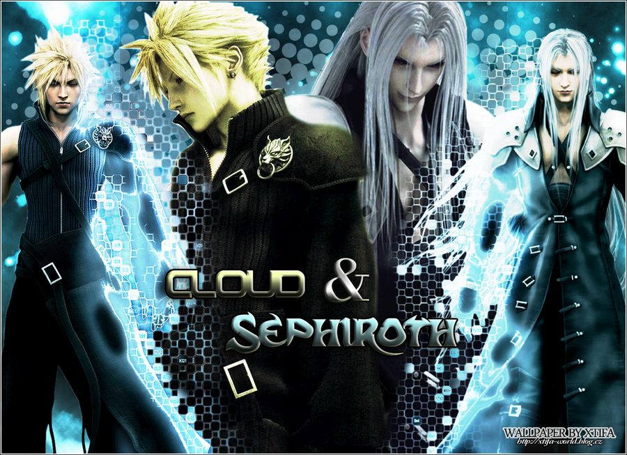 Cloud And Sephiroth Wallpaper By Ladylucienne