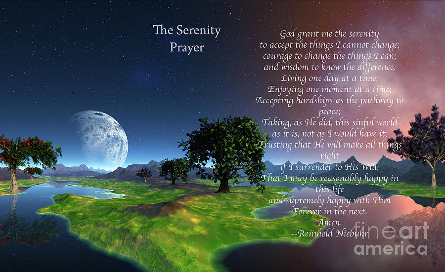The Serenity Prayer Mixed Media