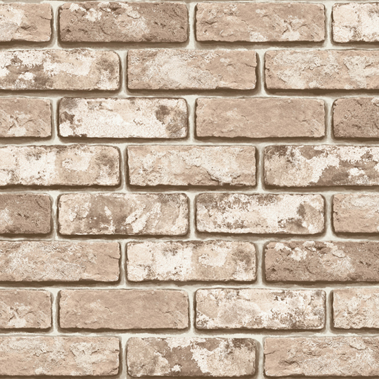 Adhesive Wallpaper Brick Brown Effect