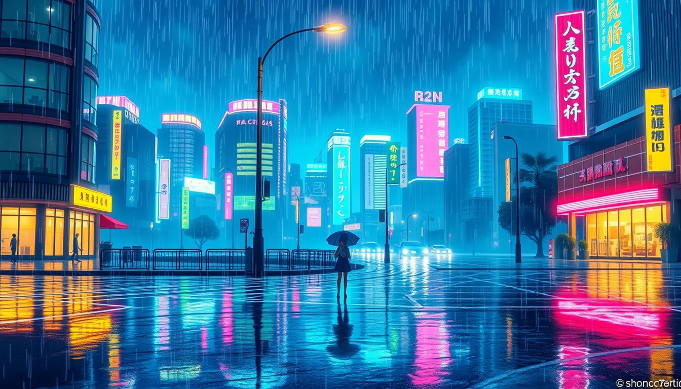 Anime Rain Wallpaper