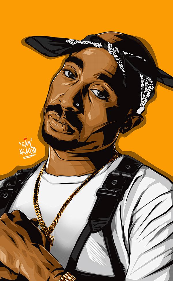Free download Tupac Shakur on Behance Hip hop artwork Tupac art Rapper art  [600x975] for your Desktop, Mobile & Tablet | Explore 30+ Tupac Art  Wallpapers | Tupac Shakur Wallpaper, Tupac Wallpapers,