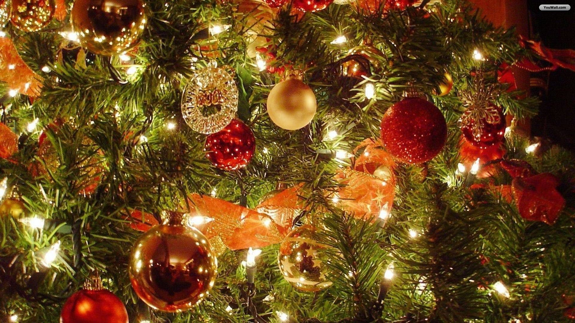 Free Download YouWall Christmas Tree Decorations Wallpaper Wallpaper 