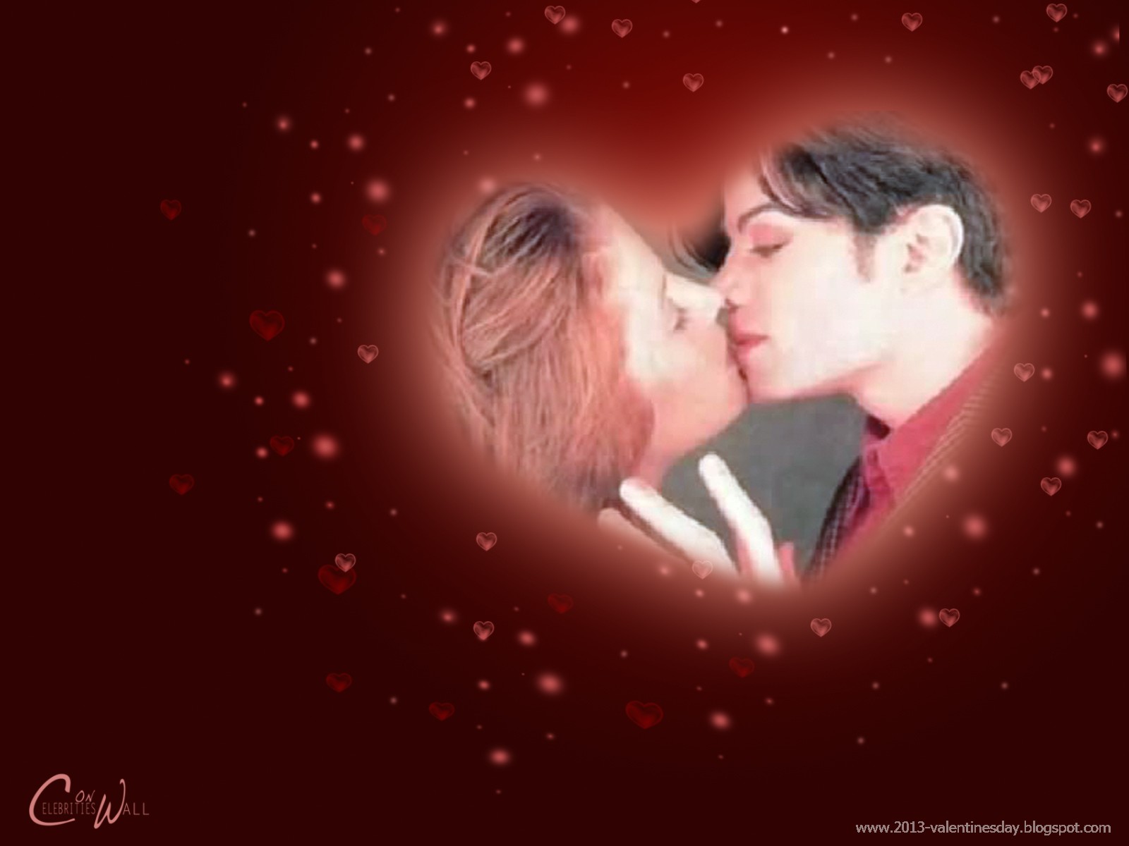 Happy Valentines Day Kiss HD Wallpaper