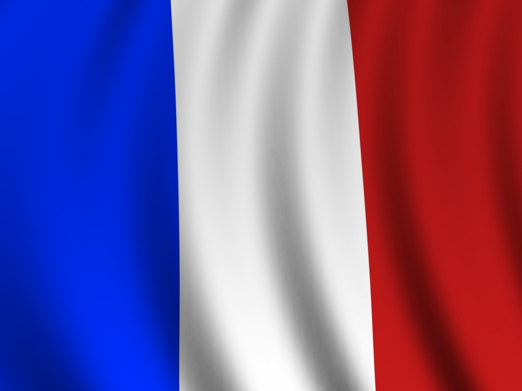Free download France flag wallpaper in 1024x768 screen resolution