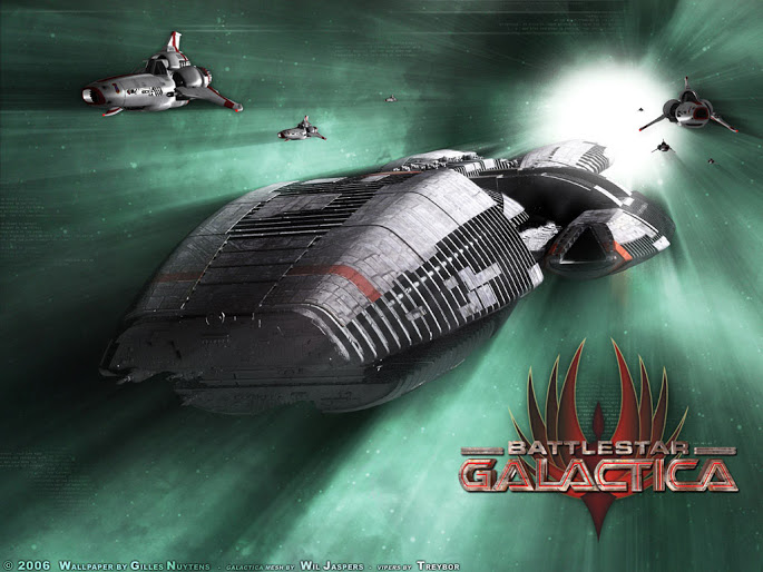 Battlestar Galactica Wallpaper Red The