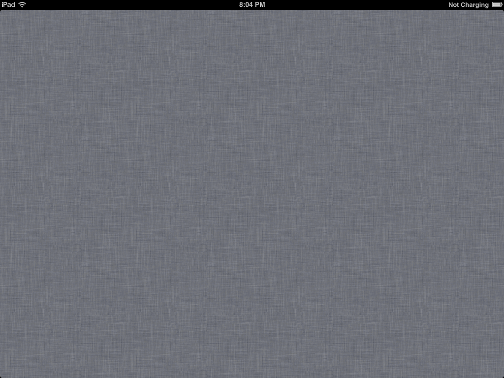 Gray Screen On iPad