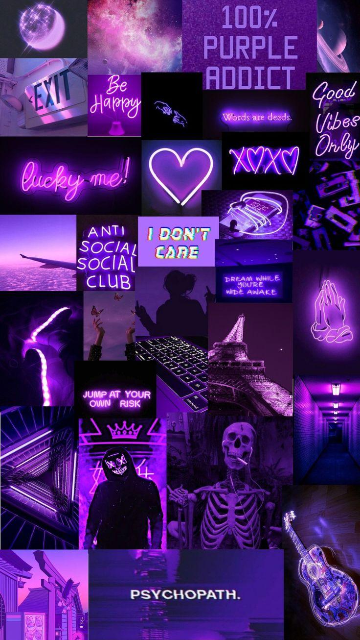 iPhone Neon Purple Aesthetic Wallpapers - Wallpaper Cave
