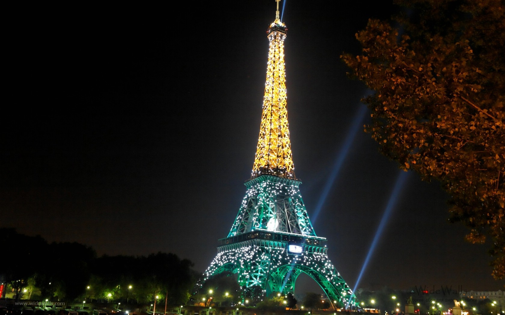 Eiffel Tower At Night Wallpaper Travel HD