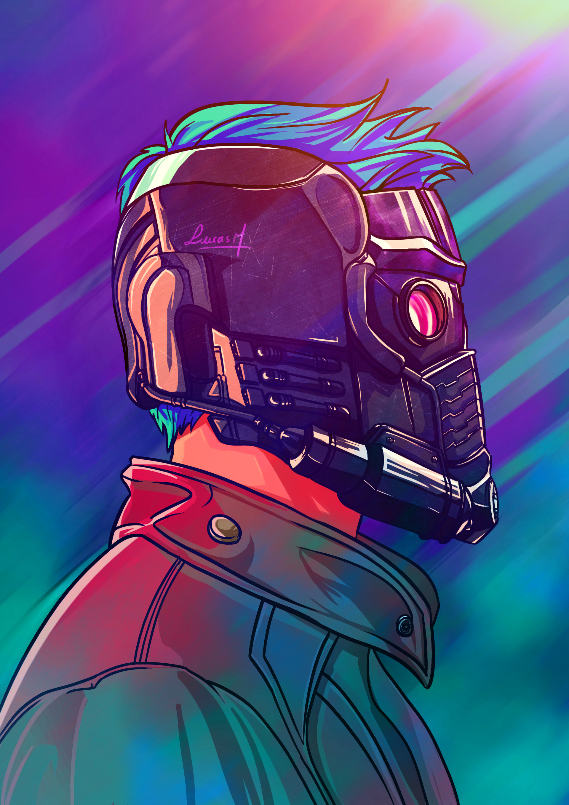 Star Lord Guardians Of The Galaxy Comics Marvel Wallpaper HD