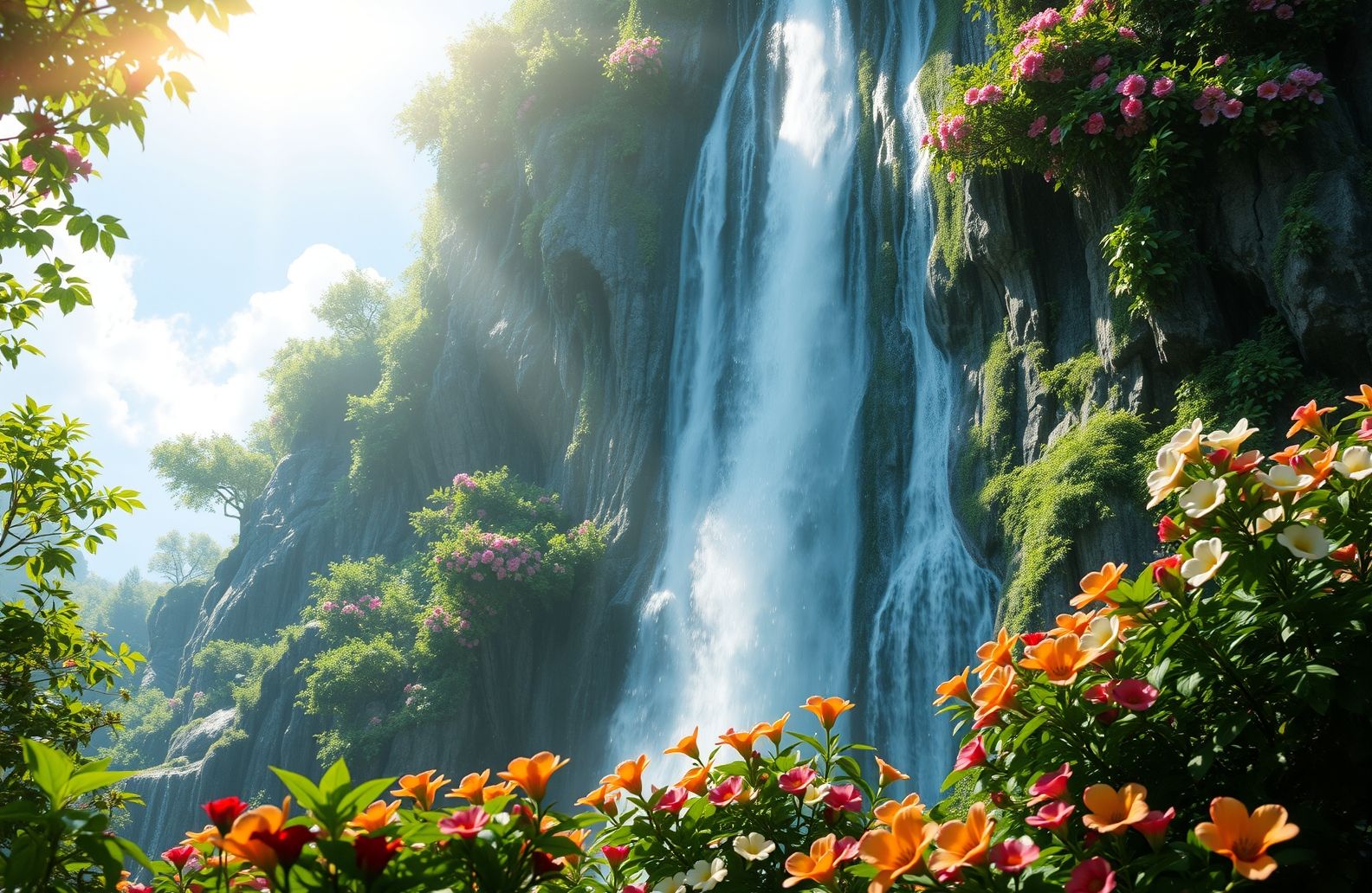 3d Animated Waterfall Wallpaper