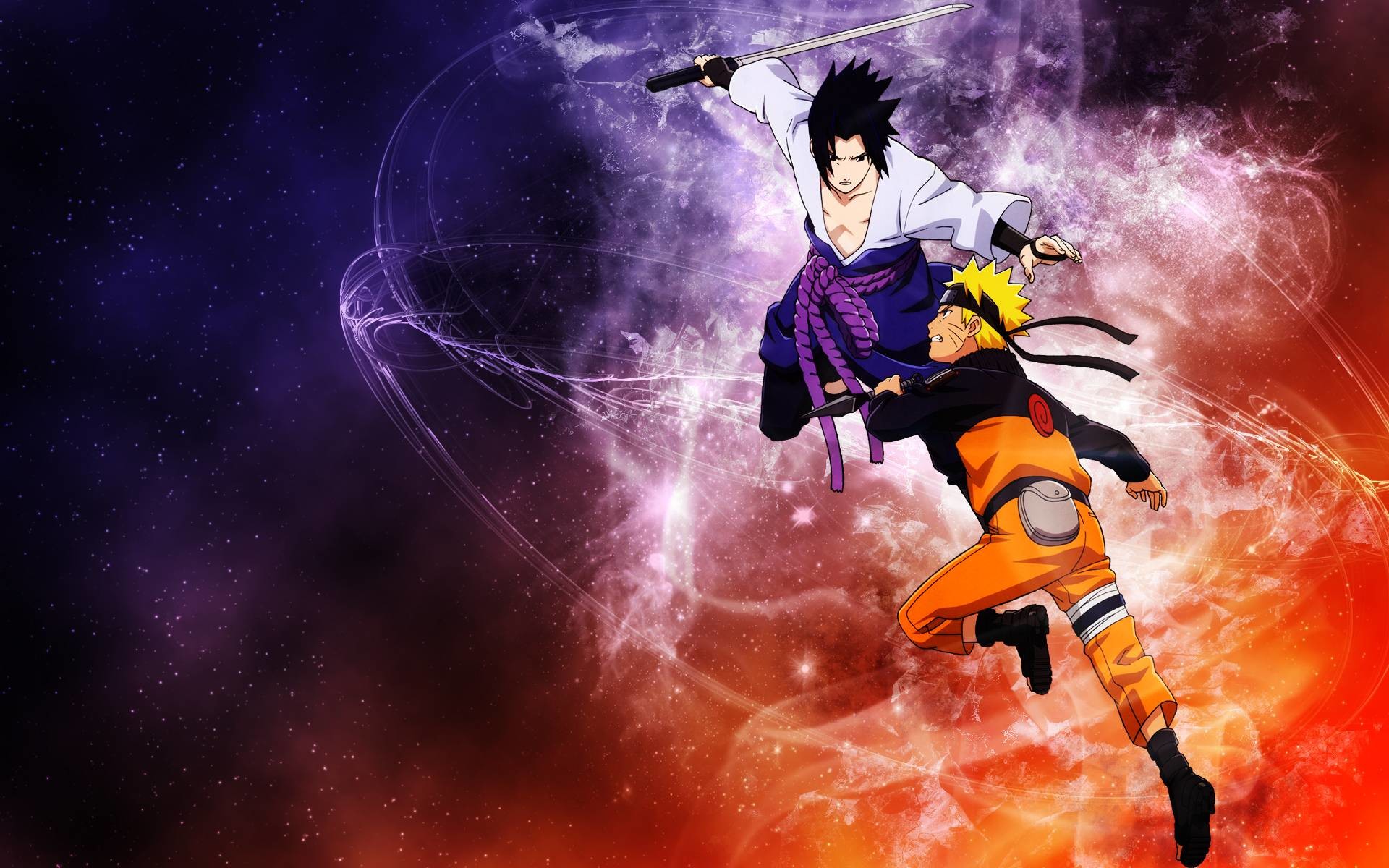 Naruto Vs Sasuke HD Wallpaper