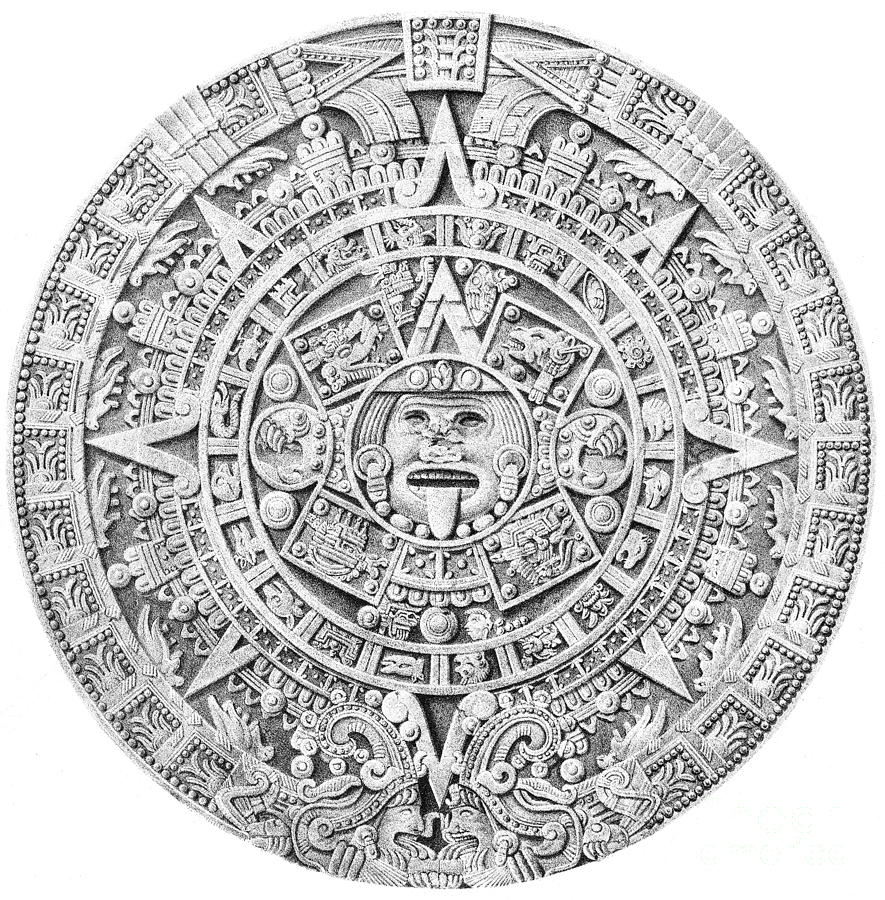 Aztec Calendar Wallpaper
