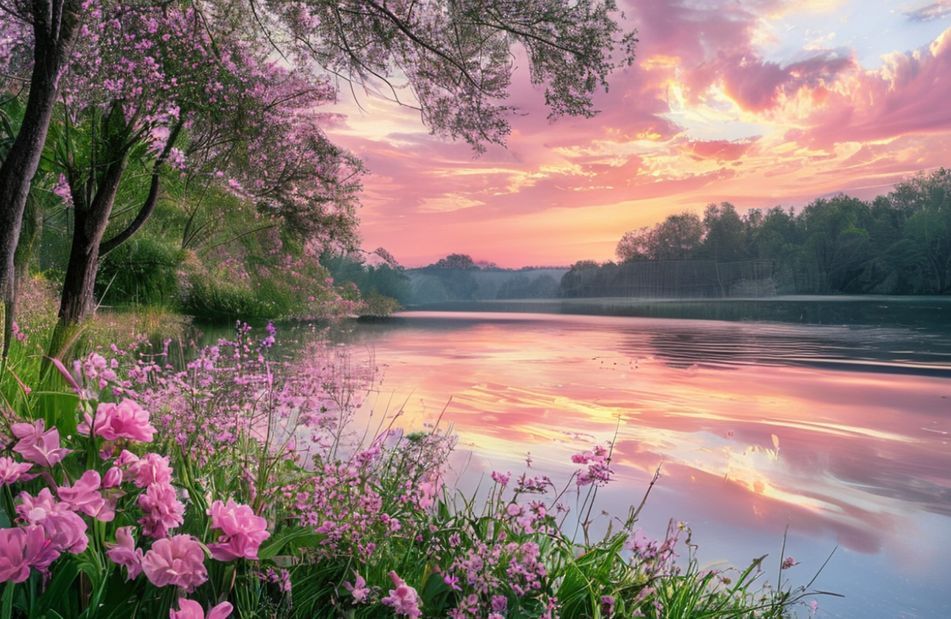 Pink Nature Wallpaper