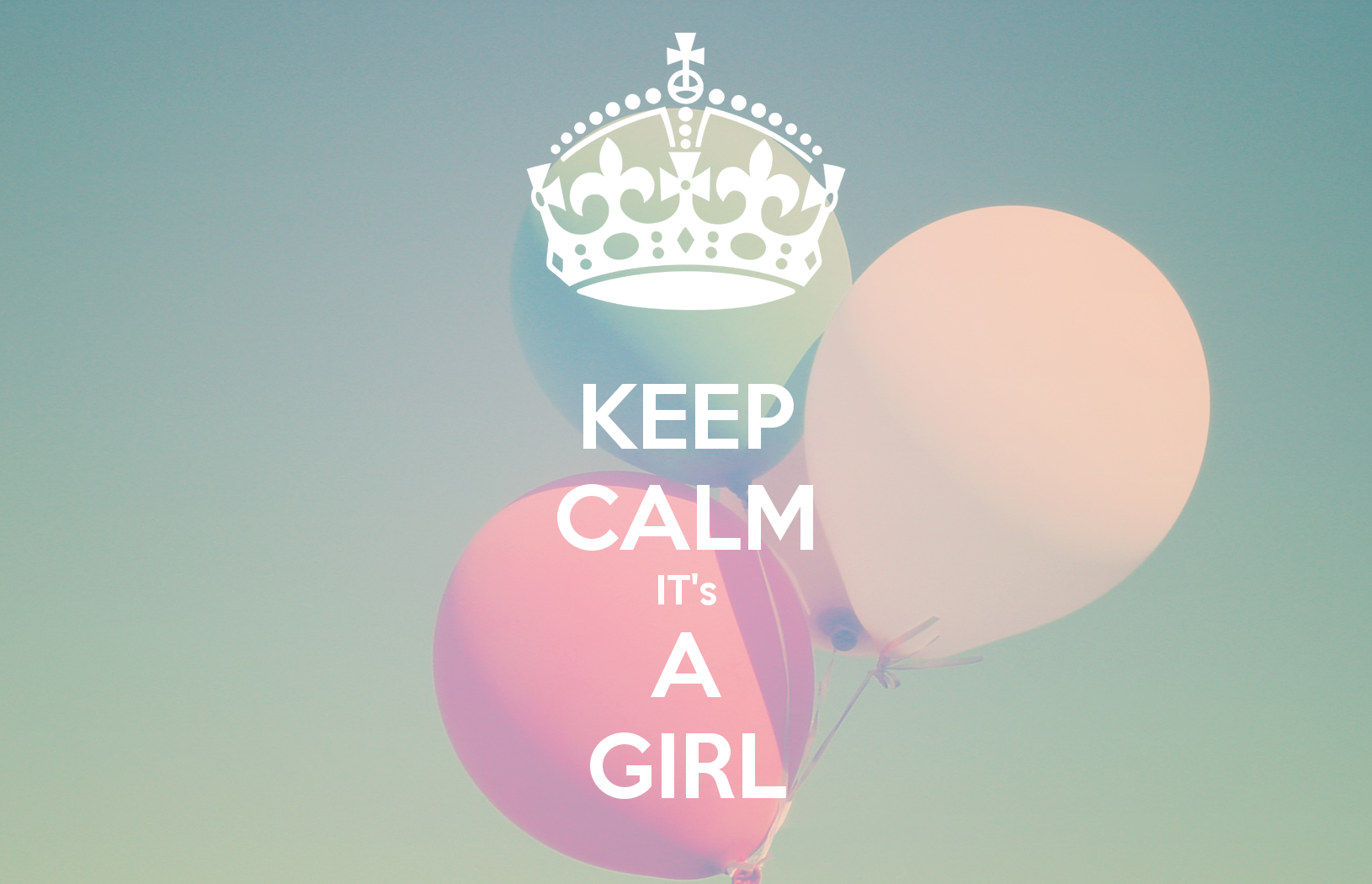 Keep Calm It S A Girl Poster R O Matic