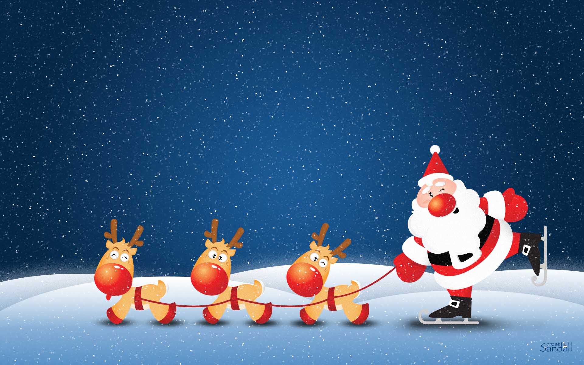 Cute Santa Claus Wallpaper In Resolution