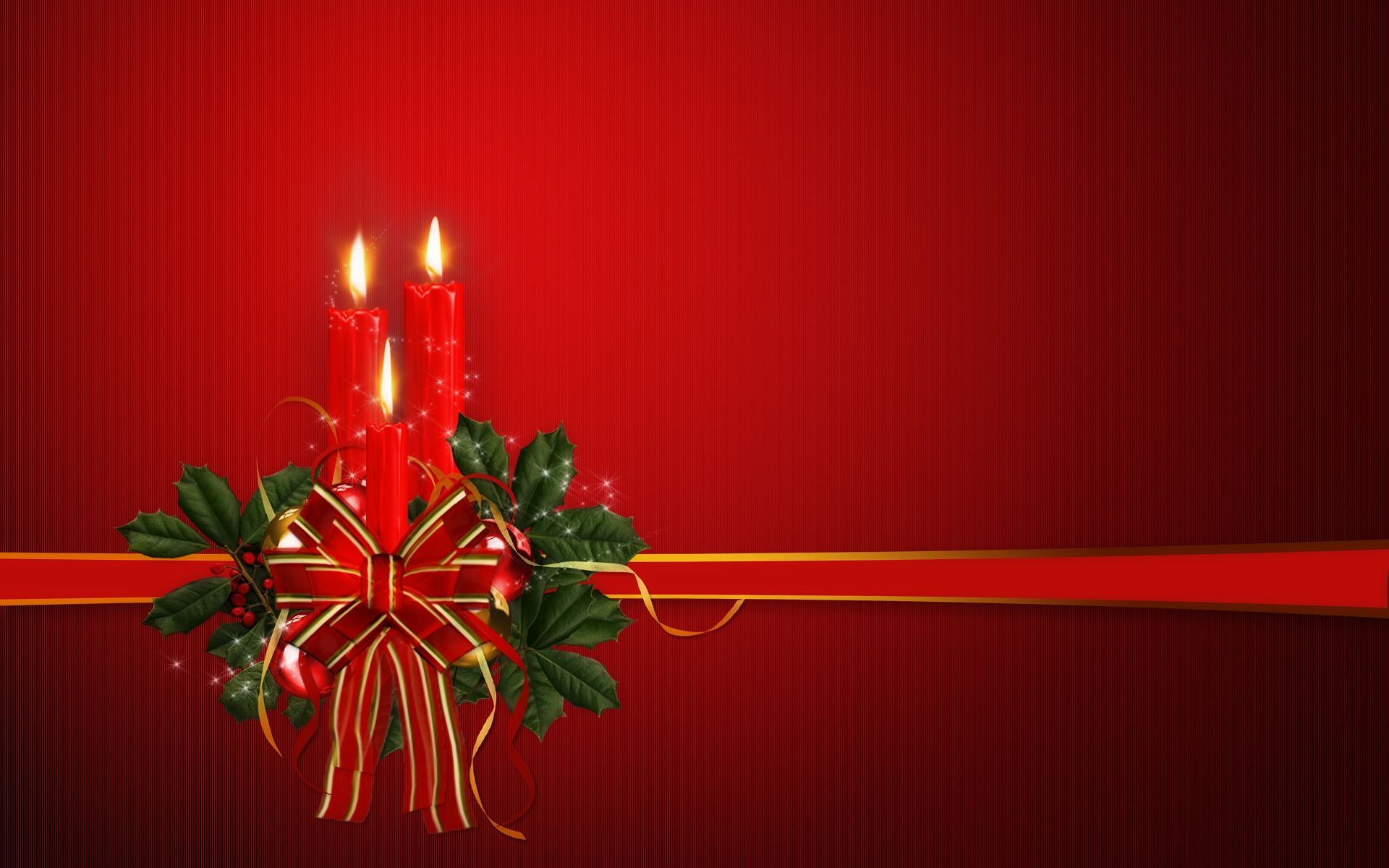 Christmas Candles Wallpaper Christian And