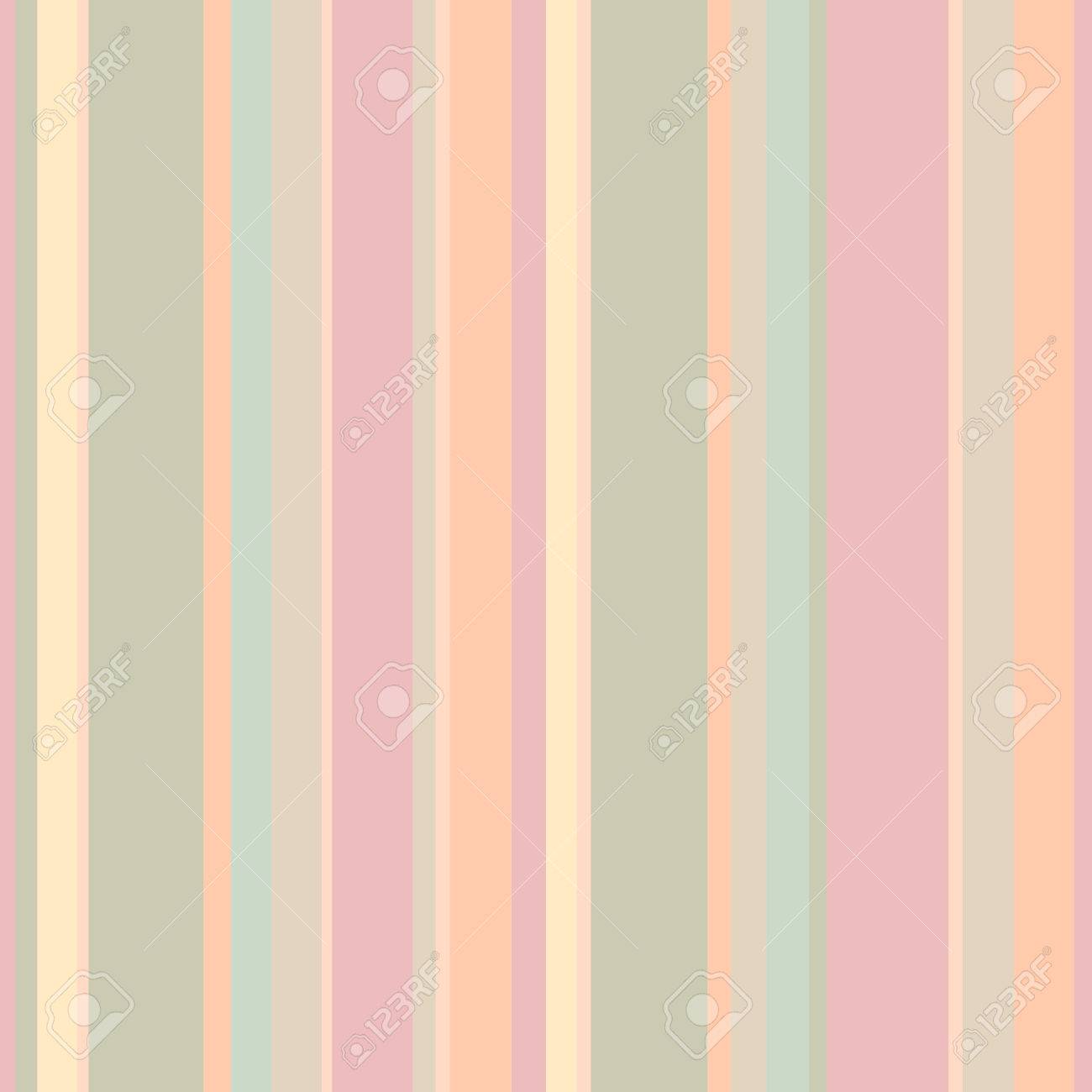 Abstract Vector Pastel Wallpaper With Vertical Strips Seamless