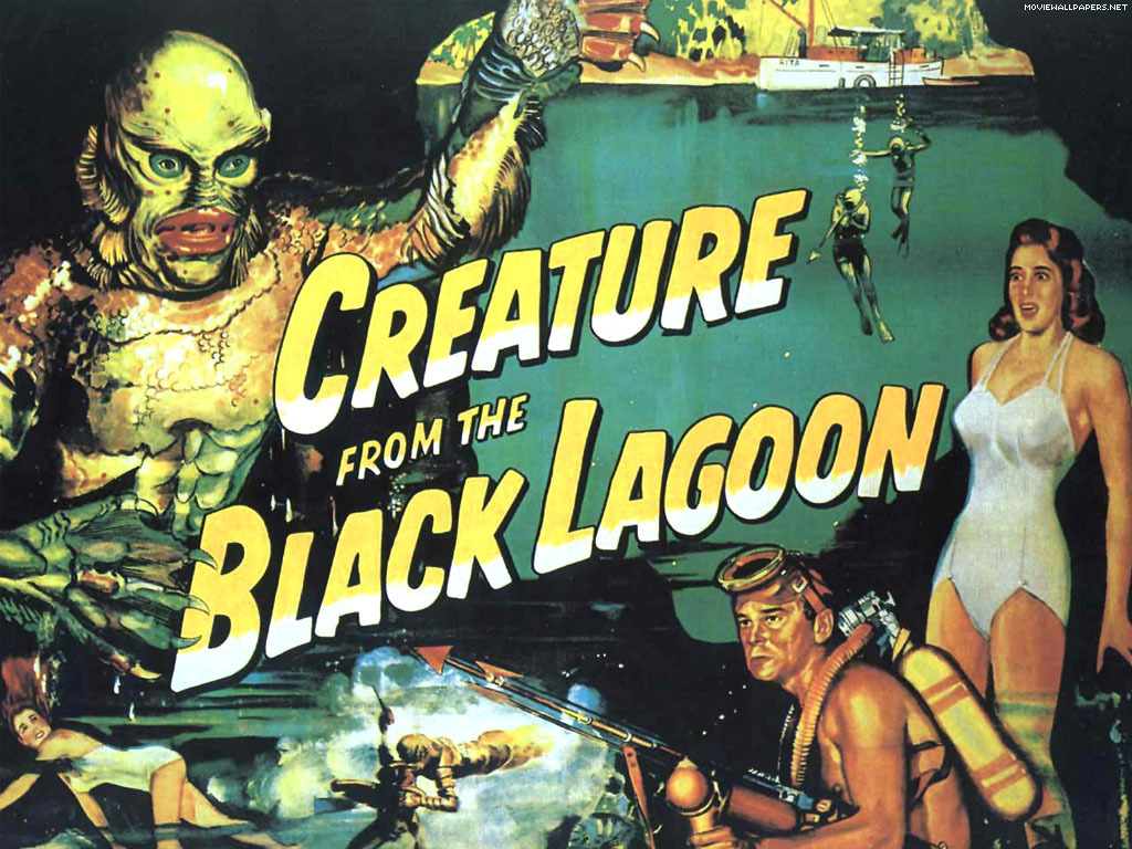 Lagoon Classic Science Fiction Films Wallpaper