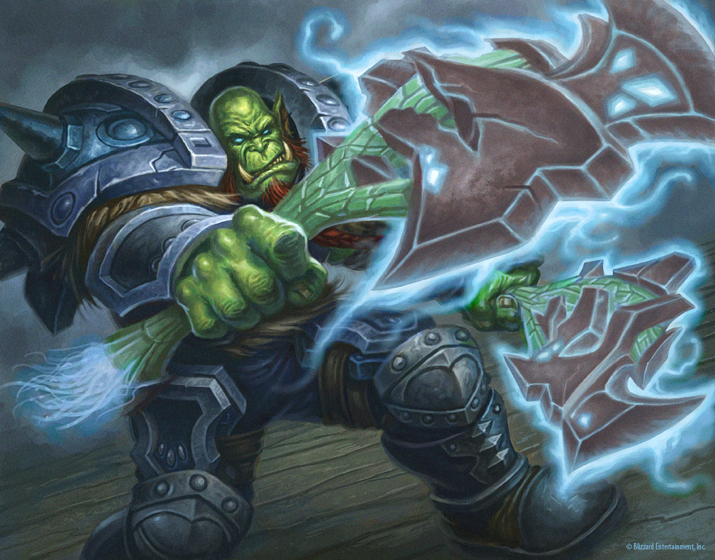 This Is A Third Card For The World Of Warcraft Tcg Set War