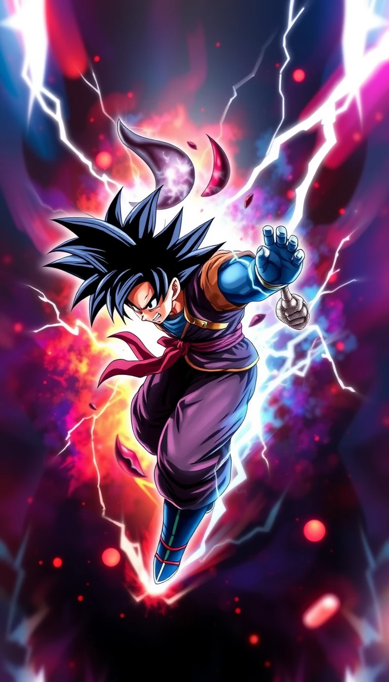 Black Goku Mobile Wallpaper