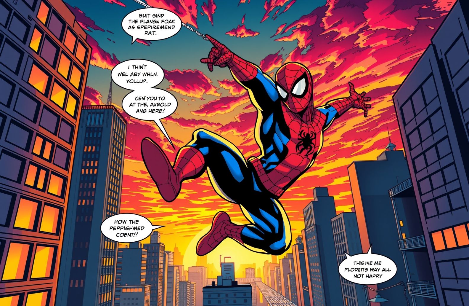 Spiderman Comic Wallpaper