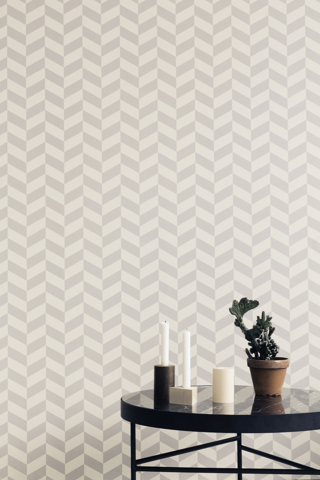 Motif Optical Nonwoven Wallpaper Angle By Ferm Living