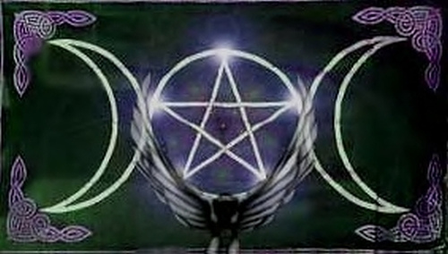 Wiccan Pretty Pentagram Photo Sharing