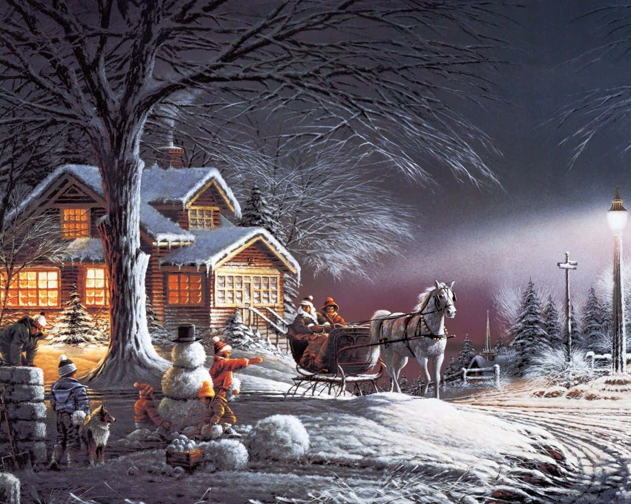 Cowboy Christmas Wallpaper