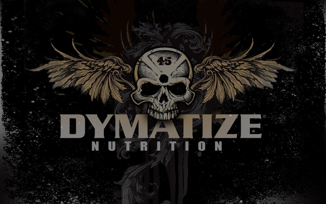 Sportpit Dymatize Skull Dark Sport Poster Wallpaper