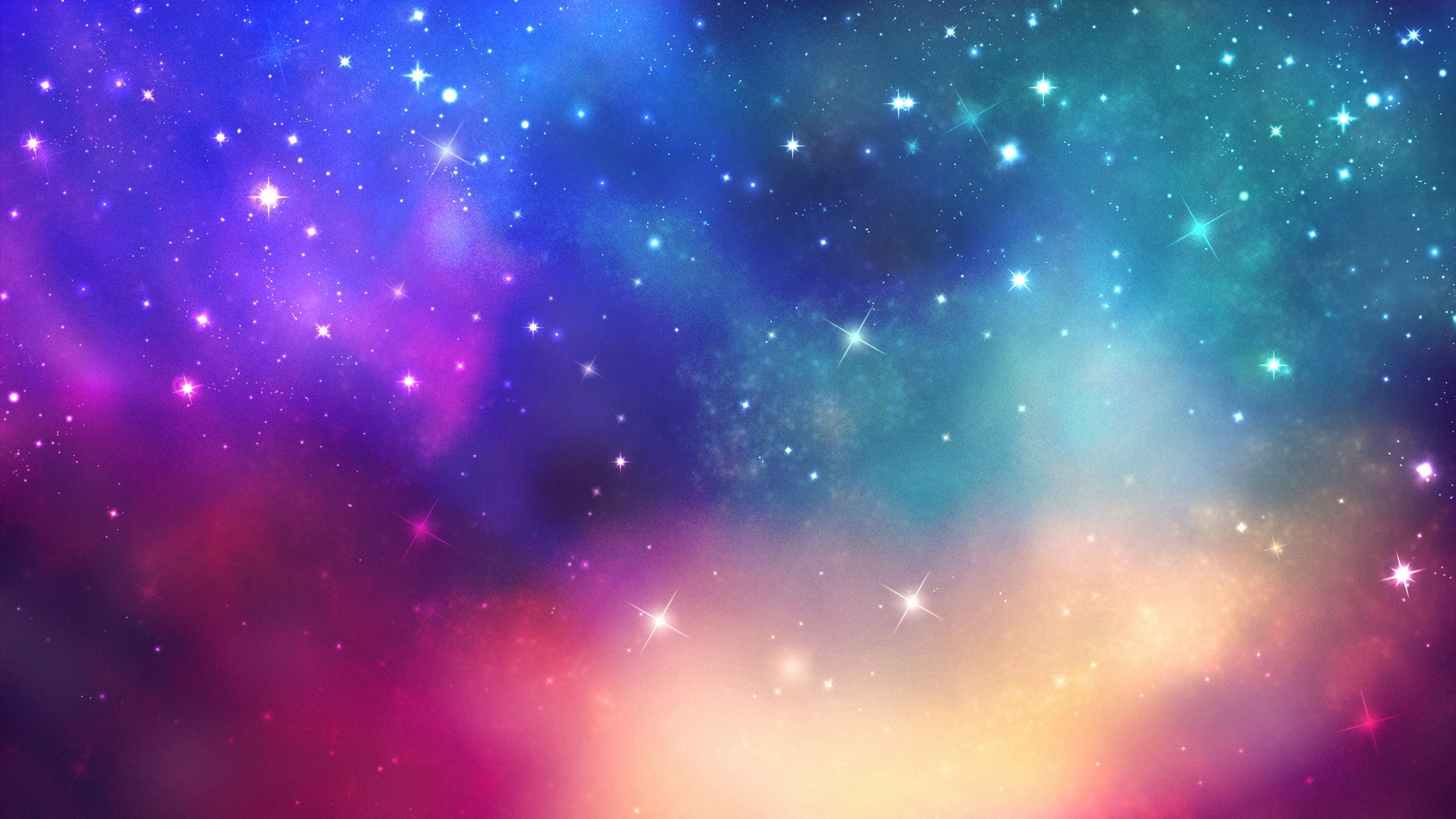 Description Outer Space Stars Nebulae Wallpaper Desktop