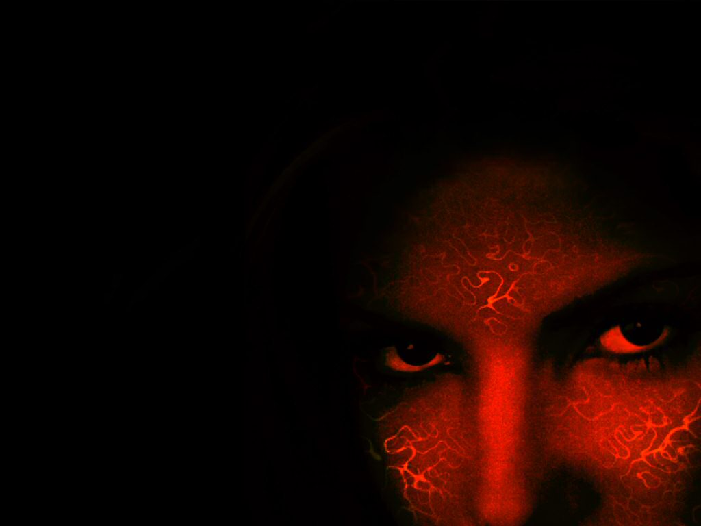 Wallpaper Pc Puter Cropped Red Face Black