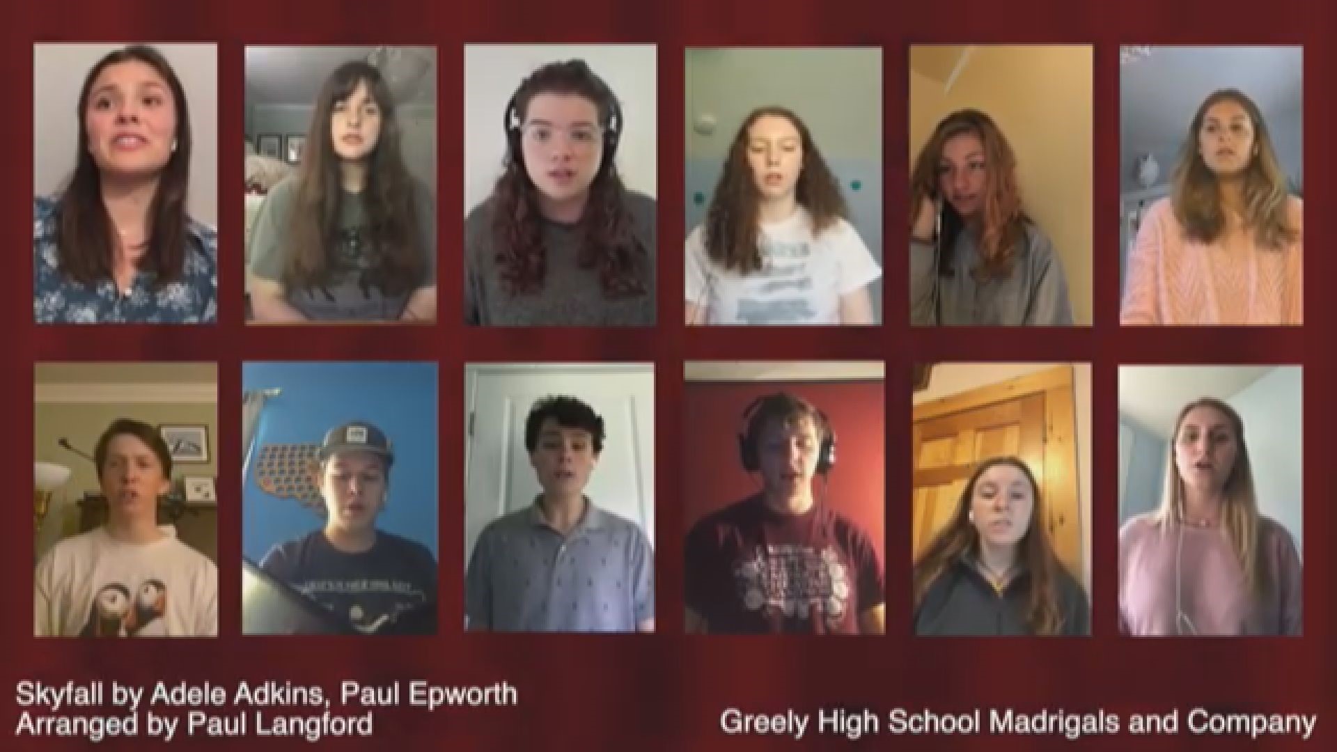Virtual Choir Helps Unify Maine High School Students Voices While