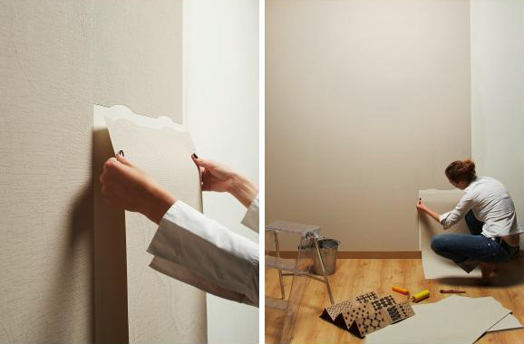 Tear Off Wallpaper By Znak Office Design
