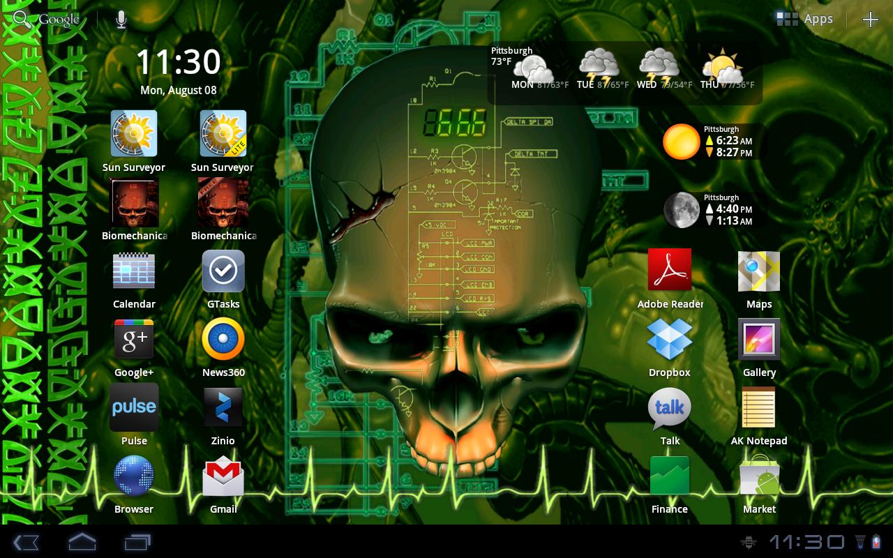 Biomechanical Skull Wallpaper Android Apps On Google Play