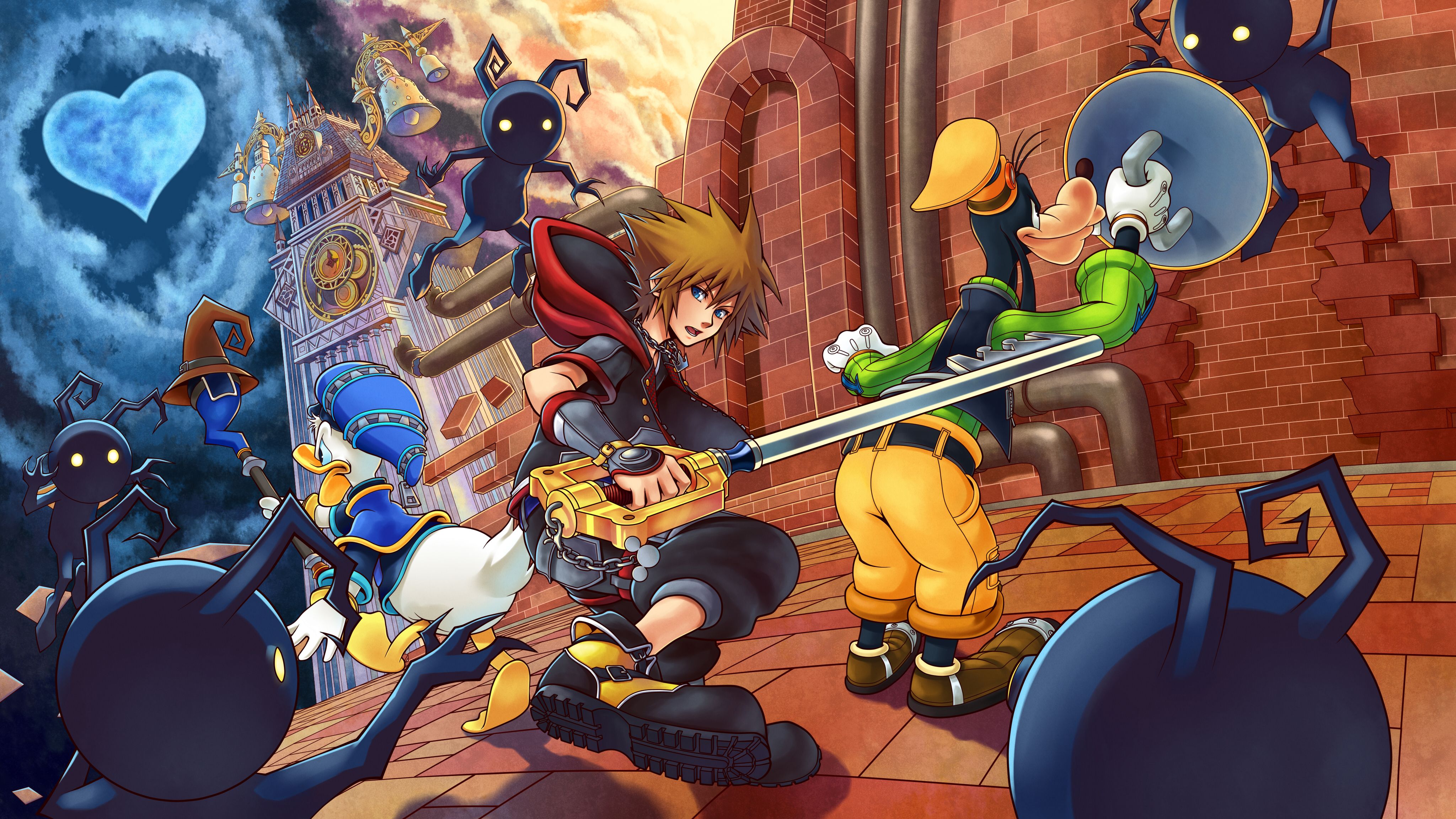 Kingdom Hearts 4k Wallpaper Top