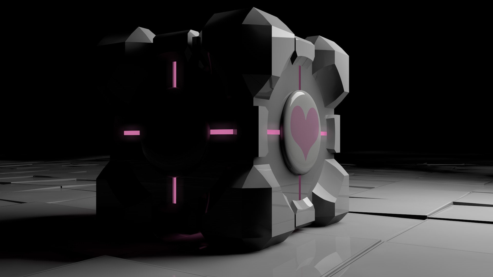 companion cube portal by demonkabuto on deviantart companion cube