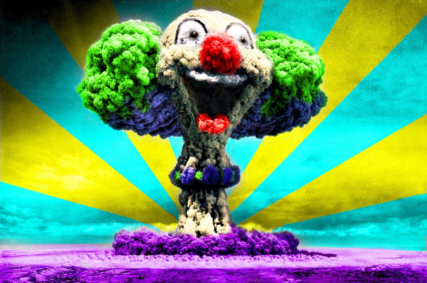 Explosion Nucl Aire Clown Wallpaper