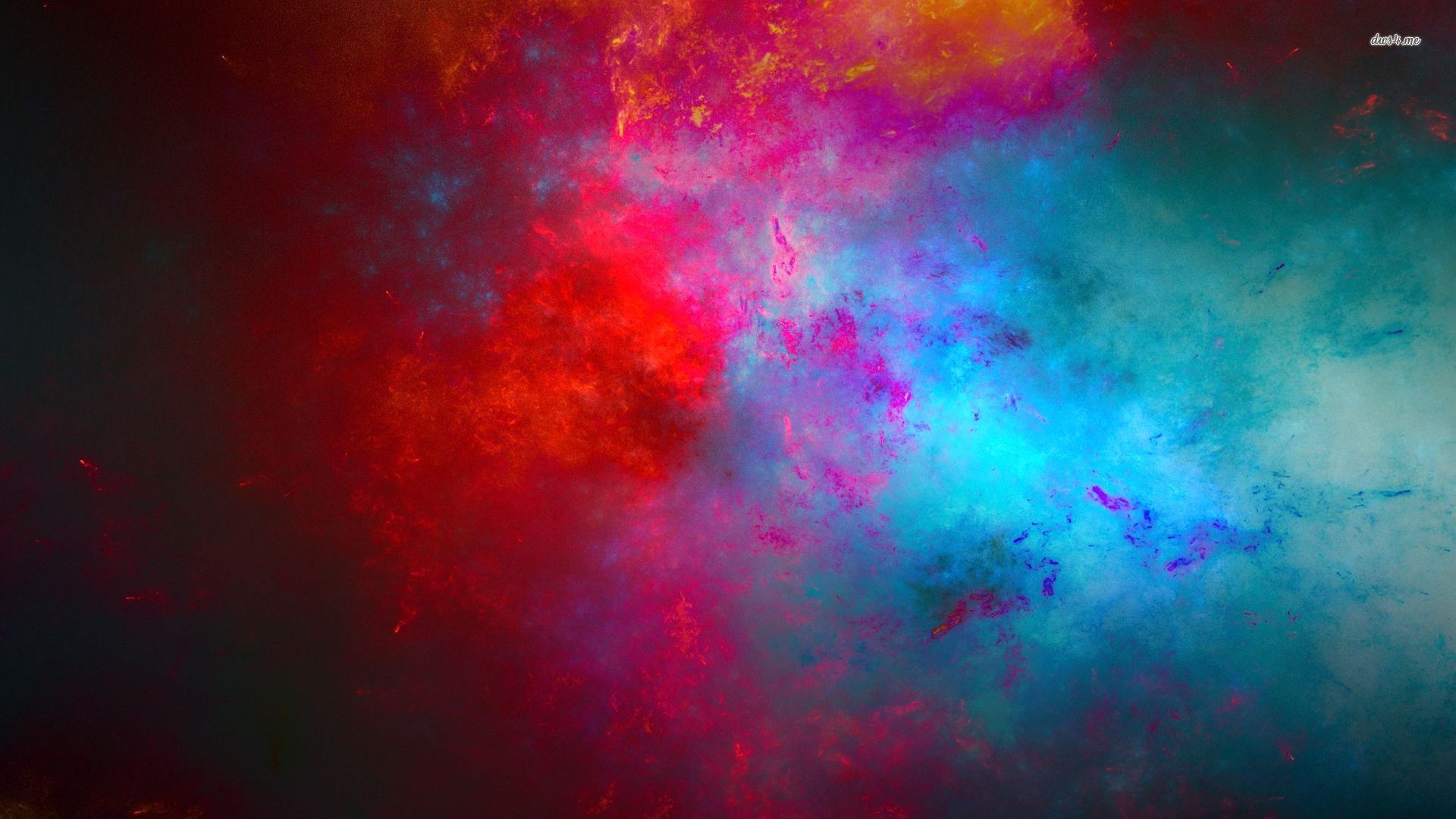Red And Blue Cloud Abstract Wallpaper Jpg