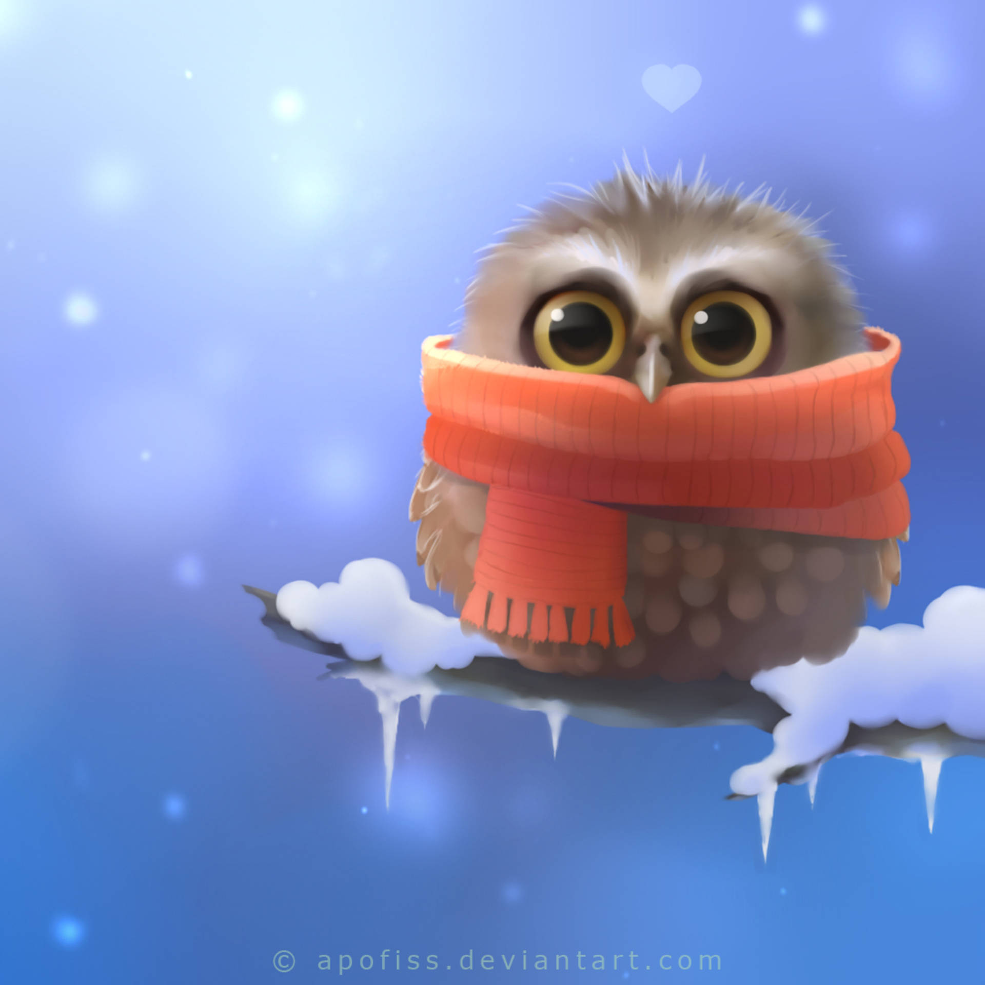 iPad Pro Cute Own In Snow Wallpaper