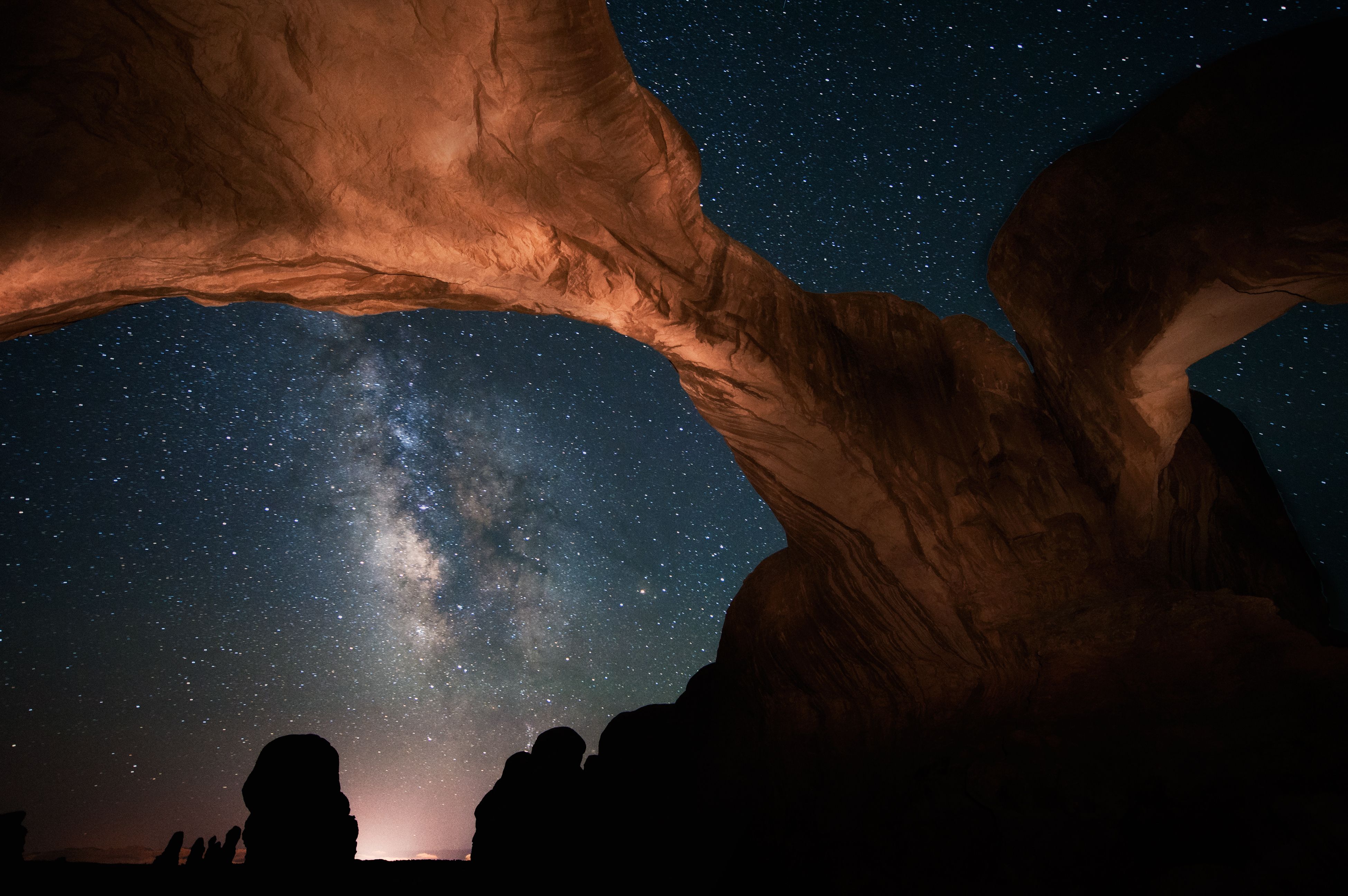  stars arch Utah Milky Way Milky Way Arches National Park Utah