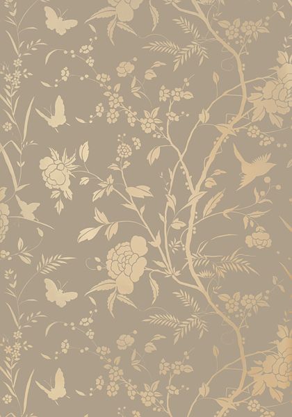 Simplified Silhouette Of Our Cantonese Wallpaper From The Tea House