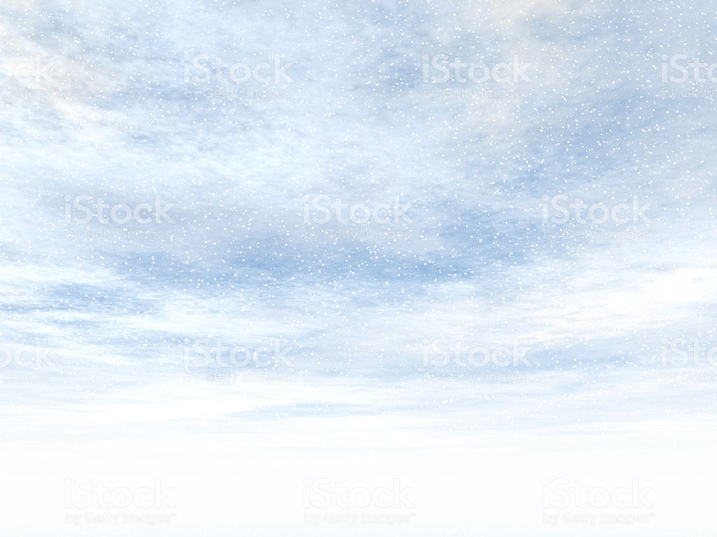 Winter Snowy Day Background 3d Render Stock Photo More Pictures