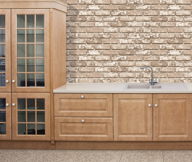 Free download Brown Brick Effect Wallpaper Self Adhesive Vinyl Sheets