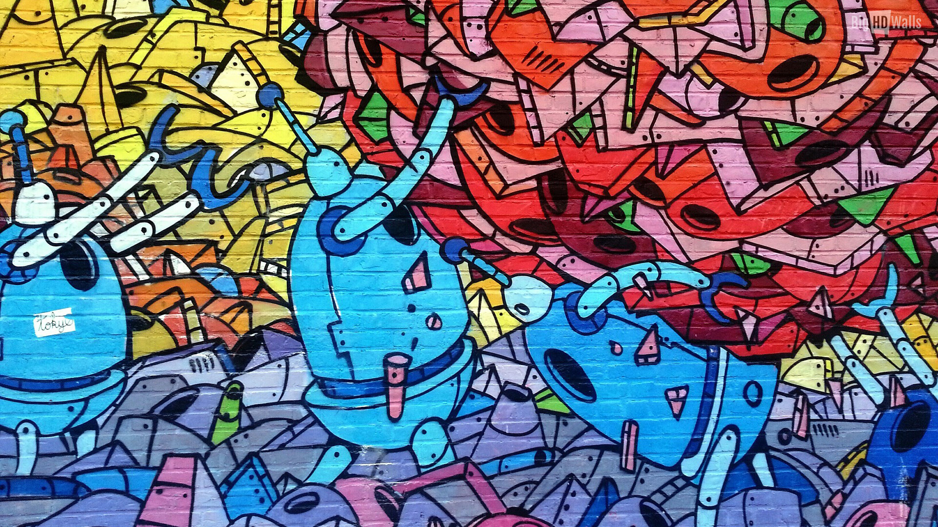 Street Art Graffiti Wallpaper BigHDwalls