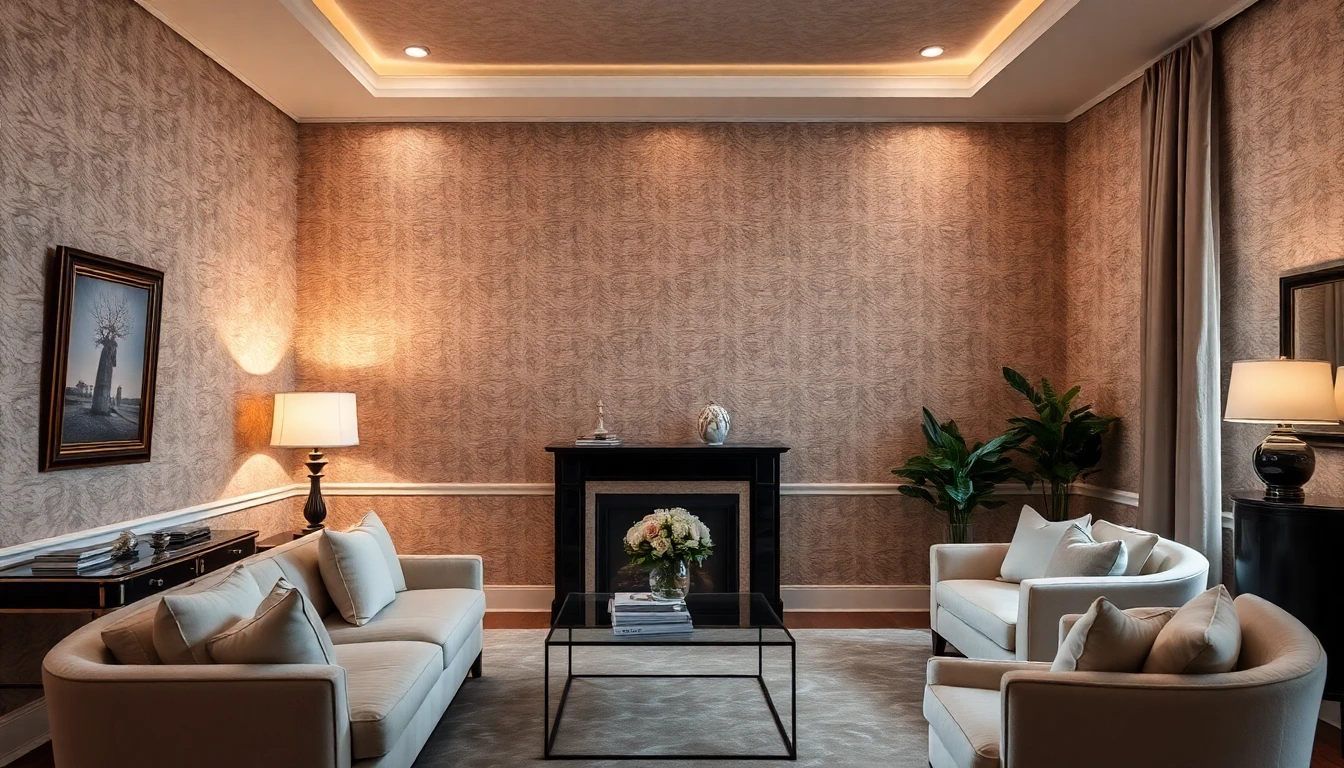 Faux Suede Wallpaper